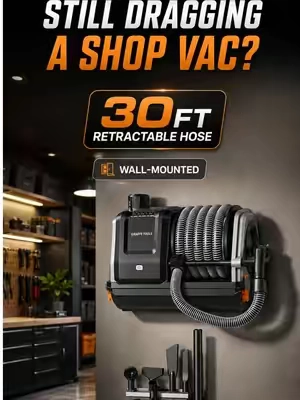 This is the garage vacuum I actually needed. #GiraffeTools #GarageCleaning #ShopVac #CleaningTok #TikTokShopFinds @Giraffe Tools 