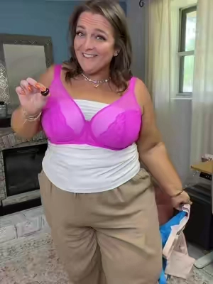 Supportive, comfortable and gorgeous.  #TikTokshopbacktoschool #hsia #comfortablebra #plussize 