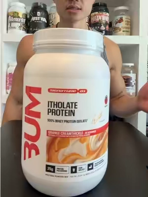 Orange Creamsicle Bum Itholate Protein Powder #bumitholate #cbum #orangecreamsickle #rawnutrition @getrawnutrition 