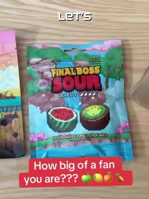 How big of a fan you are of Final Boss Sour? #sourcandy #finalbosssour 