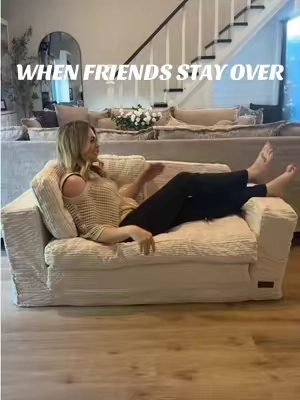 Perfect for sleepovers, playrooms, teen rooms or anywhere you could use an extra place to sleep without needing a guest room. Pulls out into a twin-size bed and folds right back into a couch when you’re done. #pulloutcouch #sleepersofa #TeenRoom #playroom #BackToSchool 