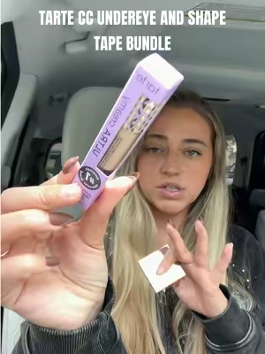 holy moly who was going to tell us about this TARTE bundle.. the cc undereye plus the travel size shape tape?! @tarte cosmetics #TikTokshopbacktoschool 
