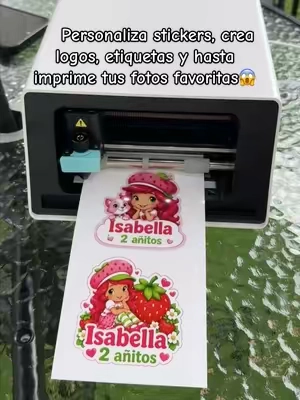 Crea tus propios sticker logos etiquetas desde casa sin complicaciones con esta impresora profesional #printer #photoprinter #stickers #emprendedora #photography 