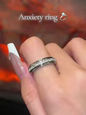 Small movement. Big relief.#rings #anxietyrelief #giftforher #fyp #tiktokshopfinds d