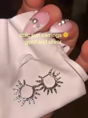 #sunshine #18kgoldplated #earrings 