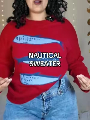 so different from my typical fall sweaters, but i had to grab it! #TikTokshopbacktoschool #midsizefashion #fallfashion #sweaters