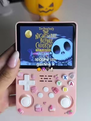 it has 15,000+ games!! 🎃 #retrogaming #gaming #handheldgaming #halloween #spookyszn 