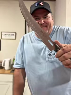 Upgrade your meat prep with the SYOKAMI 10.5” Japanese-style butcher knife! 🔪 Featuring a high-carbon stainless steel blade, eye-catching Damascus pattern, and full-tang wooden handle, it’s designed for slicing, carving, and breaking down meat with control. Plus, it comes in a gift box—perfect for the home cook or BBQ lover! 🔥🥩 #butcherknife #kitchenessentials #cookingessentials #TikTokshopbacktoschool #tiktokshopcreatorpicks 