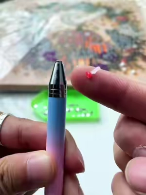 Upgrade your diamond painting game This diamond art pen set comes with replaceable wax tips and a smooth, ergonomic grip that makes crafting easy, clean, and satisfying. Perfect for beginners, pros, or anyone who uses crafting as therapy. #diamondpainting #pen #diamondart #spotlightfinds #tiktokshopsummersale