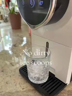 Touch screen ice maker that makes the crispiest nugget ice. Grab one ahead of the holiday rush #icemaker #nuggetice #hosting #kitchen 