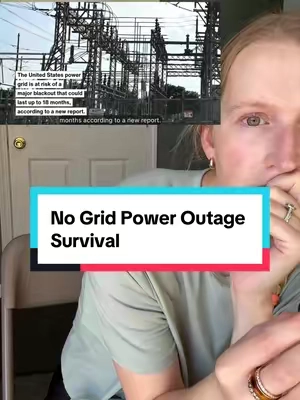 Suddenly the power goes out and your plan is to panic… be prepared 🔋📡 #powergrid #poweroutage #garyindiana #nogridsurvivalprojects #disasterrelief 
