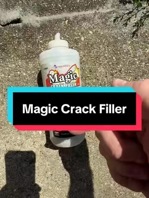 @Magic Crack Filler concrete crack filler can fix all your concrete cracks #DIY #concrete #concreterepair #TikTokshopbacktoschool #TikTokShopCreatorPicks 