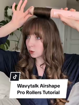 do you struggle with rollers? my fav way to use @wavytalkofficial Airshape Pro Auto Rollers for a blowout 💕 #wavytalk #airstyler #hairtutorial #hairstyle #hair 