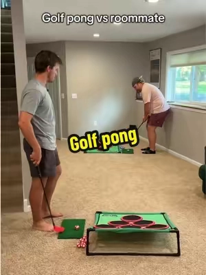 Who’s gonna win? #golfpong #golfgame 