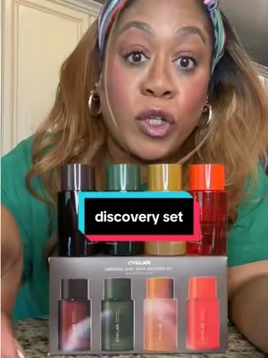 four scents, four different moods. 😂 this discovery set is basically a whole shower wardrobe. #discoveryset  #bodywash  #luxurybodywash  #perfumedbodywash  #ShowerRoutine