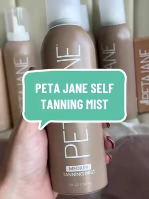 Self tanning mist for face & body ☀️ @Peta Jane Beauty #tanningmist #selftanner 