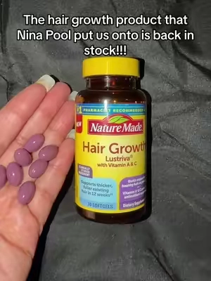 I’m telling you if you want your hair to grow back in and grow back in thick and full you need these! #hairgrowth #hairgrowthtips #lustriva #biotin #TikTokshopbacktoschool 