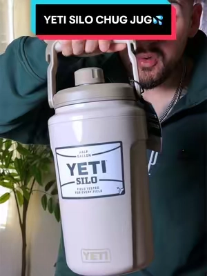YETI absolutely nailed this 1/2 gallon Silo Jug 🔥 The Chug Cap has a magnetic dock that keeps the cap right on top while you’re drinking—such a simple detail, but ridiculously convenient. 🧲 Heavy-duty handle, rugged build, plenty of capacity, and it keeps your drink cold for hours. 🥶 So many badass colorways to choose from too. Built to go everywhere with you + FREE shipping right now. 📦@YETI #yeti #yetisilo #waterjug #insulatedtumbler #TikTokShopFinds 