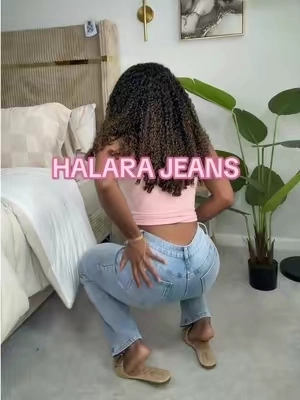 thick thigh friendly jeans #halara #halarajeans 