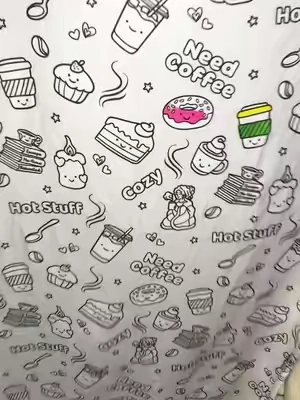 Tuck this away for Christmas! Fun coloring blanket for adults! @Craftikit #giftforher #coloring #coffeetok #craft #coloringforadults 