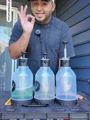 Con 300ml de desengrasante y 1200ml de agua te tira una excelente espuma @VIKING Car Care 