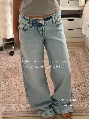 their best style of jeans yet ✨🪽 #lowrisebaggyjeans #pacsunjeans #outfitinspo #TikTokshopbacktoschool #tiktokshopcreatorpicks 