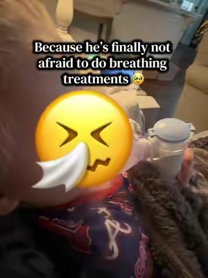He’s always scared of the loud nebulizer and finally he will hold this quiet, small portable nebulizer one when he gets sick! #portablenebulizer #meshnebulizer #rechargeablenebulizer #breathingrelief #asthmaproblems 