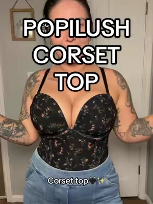Sooo flattering 🤩🖤 @Popilush LLC #popilush #shapewear #pushupbra #corset #corsettop 