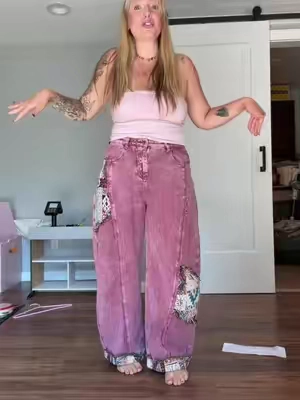 THESE ARE THE CUTEST JEANS IN THE WORLD #jeans #jean #patchworkjeans 