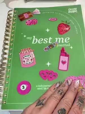 For the girlies trying to get their life together one page at a time ✨📓💖 This Best Me Journal has daily, weekly AND monthly planning to help keep your routines, goals, content & life on track. My chaotic content creator brain needed THIS. 🙌🏼 #BestMeJournal #ContentCreatorLife #DailyRoutine #PlannerGirl #GetOrganized 