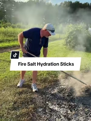 Fire Salt Electrolyte Packets Sugar Free Energy Recovery & Hydration Drinks, Caffeine-Free, 3X Electrolytes with Coconut Water, Keto Friendly Fitness Fuel, Natural Ingredients, No Artificial Sweeteners (Workout, Outdoors Use) #electrolytes #hydration #bluecollar #tiktokshopcreatorpicks #TikTokshopbacktoschool @Fire Salt   