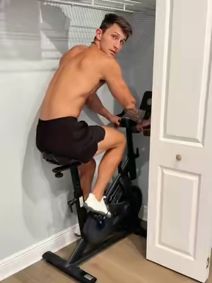 Keeping this exercise bike in our nursery to stay healthy 💪