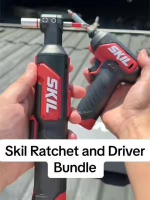 SKIL just bundled the PWRCORE GO Power Driver and Dual Drive Ratchet Wrench Kit together, complete with accessories and carrying cases for both tools. #SKILTools #PowerTools #ToolTok #CordlessTools #NewTools