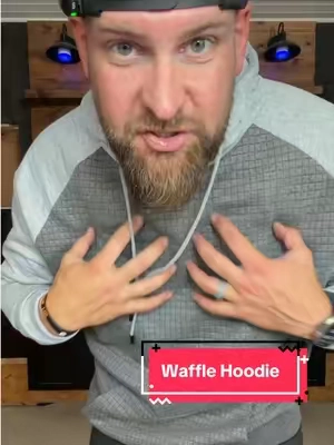 Big and tall waffle hoodies. Check those colors. #bigandtall #TikTokshopbacktoschool #menshoodie 