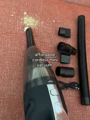 cleaning essentials #minivacuum #portablevacuum #minivacuumattachments #cordlessvacuum 