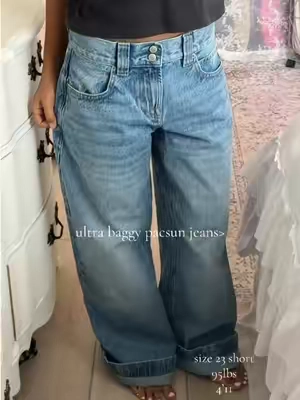 love their sloane jeans for a really baggy look 🤍✨ #lowrisebaggyjeans #pacsunjeans #outfitinspo #TikTokshopbacktoschool #tiktokshopcreatorpicks  