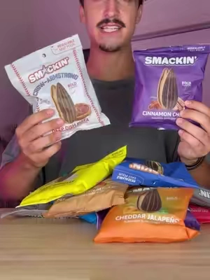 SMACKIN’ Sunflower Seed Sampler Pack brings all the flavors 🌻 #smackin #sunflowerseeds #samplerpack 