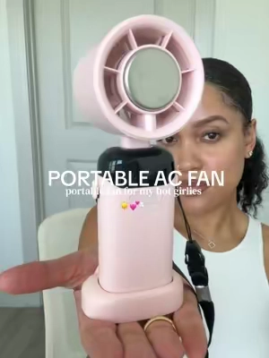A NEED for this summer heat 🥵 #portablefan #handheldfan 