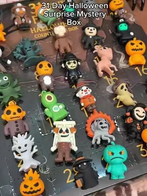 This Halloween countdown is my new obsession - surprises every time#halloween#decorations#mysterybox#halloween2026#halloweendcor 