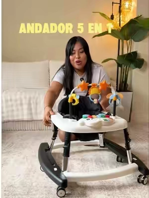 Andador 5 en 1, crece con tu bebé y lo mejor de todo es que lo puedes guardar en espacios reducidos ya que se pliega. #babywalker #andador #babymilestones #TikTokshopbacktoschool #firsttimemom @Suposeu Baby Store 