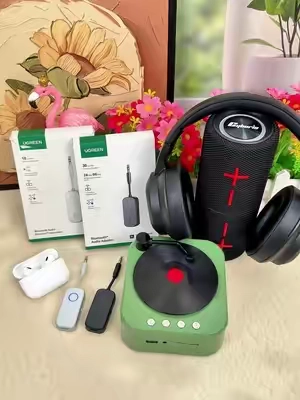 Bluetooth airplane adapter with flexible cord for better comfort—connect AirPods or wireless headphones to in-flight screens, no wires needed. Bluetooth 6.0, 18H battery, supports dual pairing. Perfect for travel & sharing audio. ✈️🎧 #travelhack #musthavetech #bluetoothadapter #travelgadgets #ugreen 