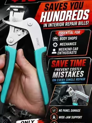 This $10 auto tool saves you hundreds in interior repair bills! 🚗💰 Essential for body shops, mechanics, and weekend car enthusiasts. Save time and prevent costly mistakes on every single repair! 👨‍🔧🚗 #AutoTools #ClipPlier #CarInterior #CarClipPliers #CarRepair