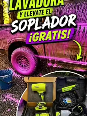 Por fin eatá de vuelta!#carowners #blower #pressurewasher #powerwasher #SEESESuperBrandDay 