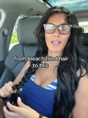 from damaged to long thick hair …. 🥰🥰 #bareanatomy #haircare #hairtok #ricewater #rosemary 