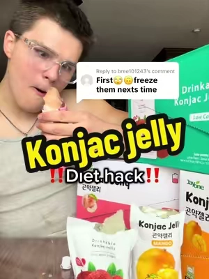 Replying to @bree101243 the goated diet treat #konjacjelly #konjacjellydrink #zerocalorie #diethack #FoodLover 