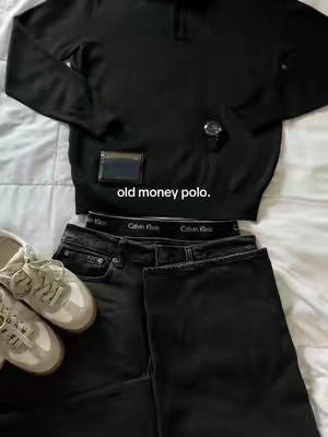 I got you #menshirt #oldmoney #knitpolo 