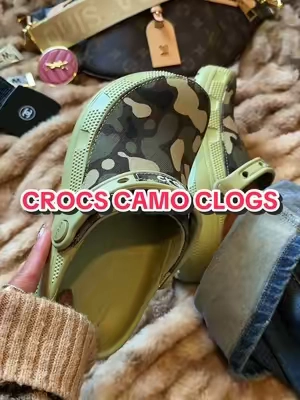 @Crocs  #crocs #crocsnewarrivals  #camo  #clogs #fallaesthetic  