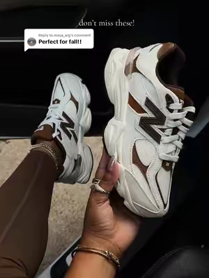 Replying to @maya_arg the girlies are starting to catch on to these, they’re selling fast! 🤎 @Fly Kicks #flykicks #newbalance9060 #fallvibes 