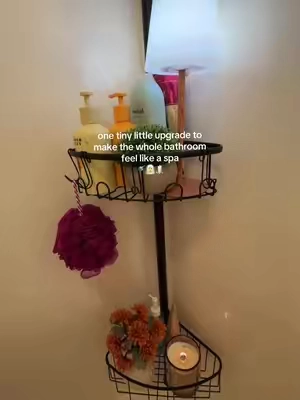 and now everything is also finally organized 😮‍💨 #showerrack #showercaddy #bathroomorganization  #TikTokshopbacktoschool  #BackToSchool 
