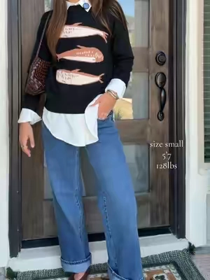 The chicest designer inspired sweater to elevate your fall wardrobe 🍂 #sweaters #chicoutfit #falloutfitinspo #falloutfits #sweaterweather 
